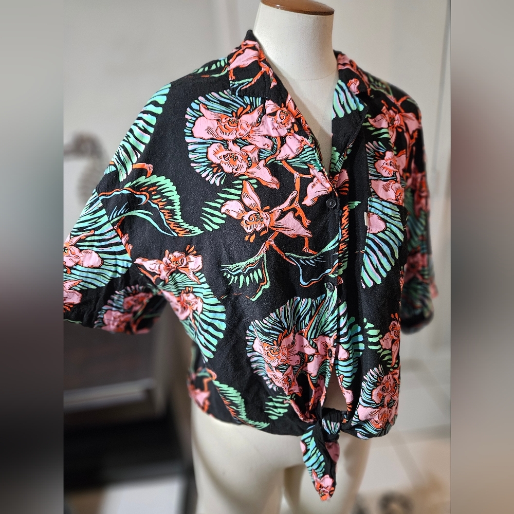 Levi's Floral Tropical Summer Top XL